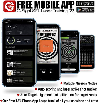 4 PACK 5MM SYNTHETIC TARGETS -  19" x 27"