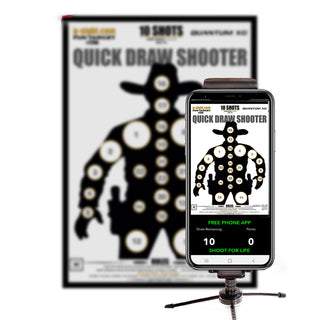 QUICK DRAW SHOOTER - 11" X 15" TARGET 130LB CARD