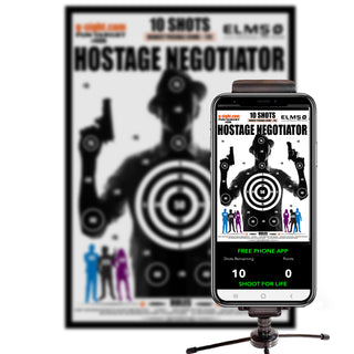 HOSTAGE NEGOTIATOR - 11" X 15" TARGET 130LB CARD